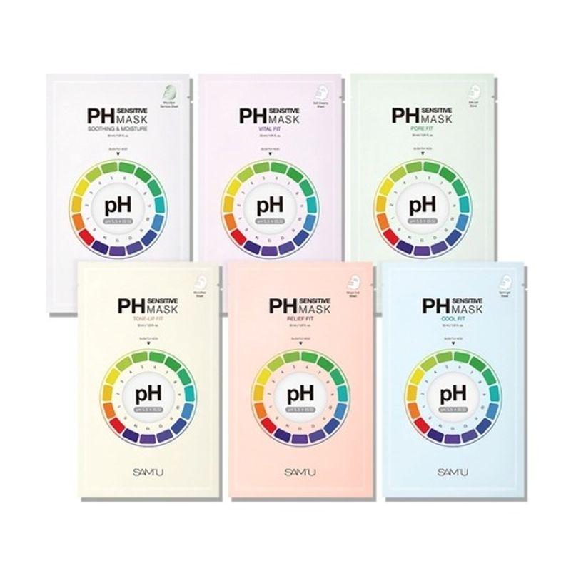 

SAM’U PH Sensitive Mask 30ml (6 types, choose 1, pack of 5) Cool Fit (5 pieces)
