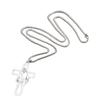 Men's Prayer Cross Pendant Necklace Religious Gift Jewelry Accessory for Men