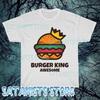 New Burger King Awesome Logo Men's T-shirt Funny Size S To 5XL
