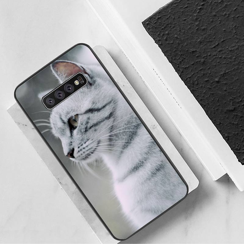 Cute Cat Phone Case For Samsung Galaxy S7 Edge Plus S9 S20Plus S20ULTRA S10lite S225G S10 Case