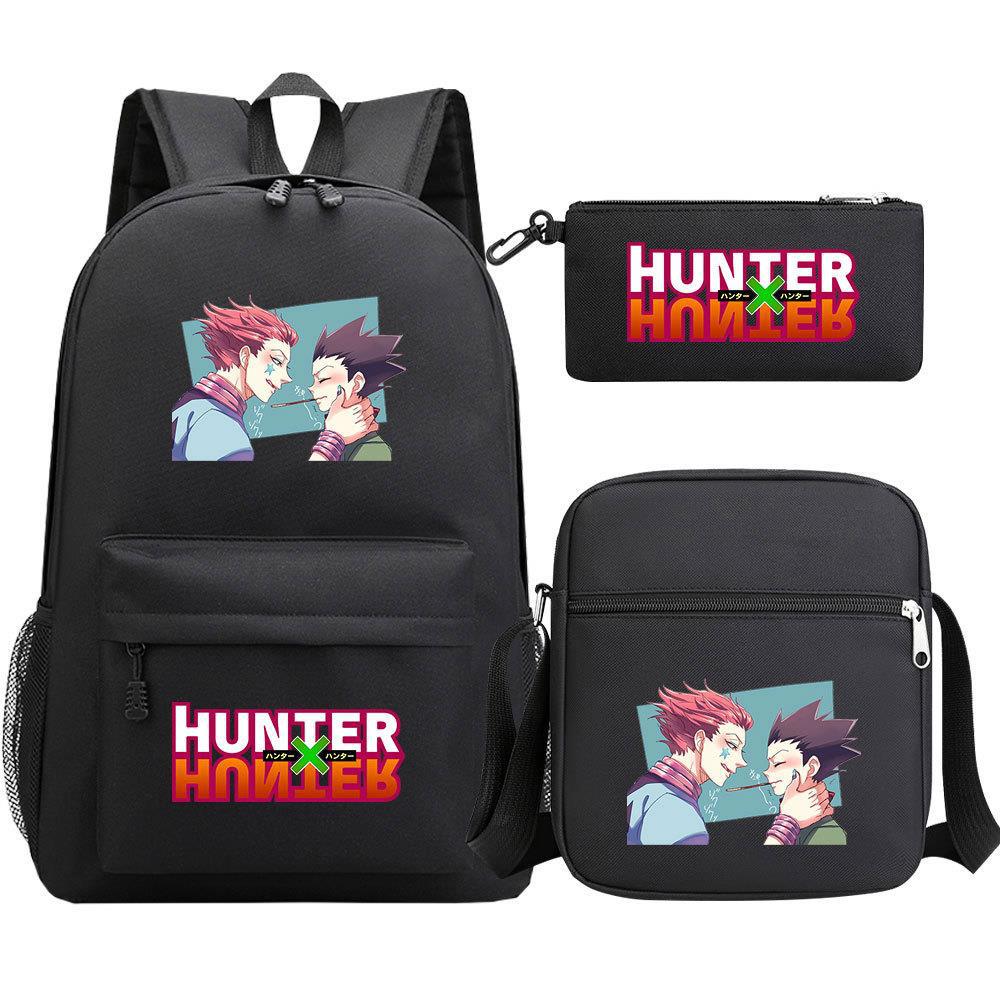 Animation, Full-Time Hunter, Young Students, School Bags, Men'S And Women'S Leisure Travel, Backpacks, Trendy Computer Bags