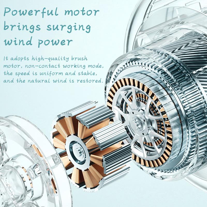 Mini ventilator electric de mână Desene animat Încărcare USB Compact și portabil Ventilator mic de mână de birou Transfrontalier Vânt puternic