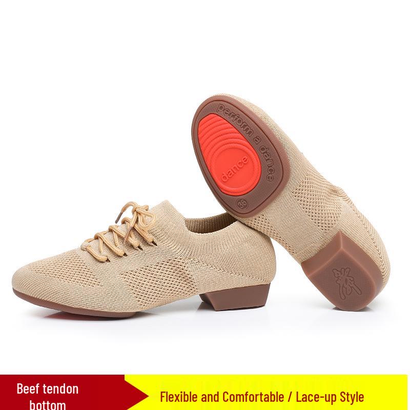 Flyknit Mesh Soft Sole Jazz & Latin Dance Shoes for Women