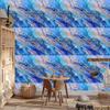 Wallpaper Ink blue, azure, purple and light gray 50x1000