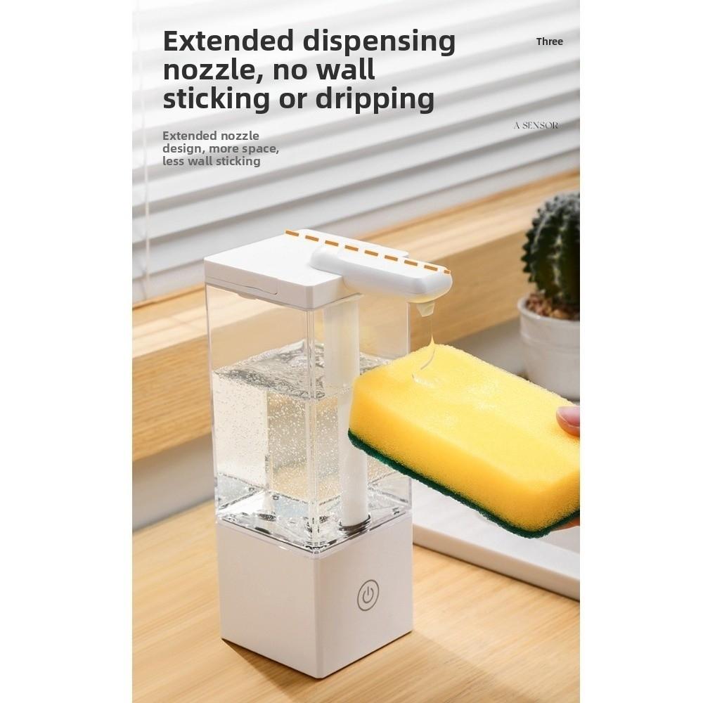 Space Saving Touchless Soap Dispenser Waterproof Kitchen Liquid Dispenser  Shampoo