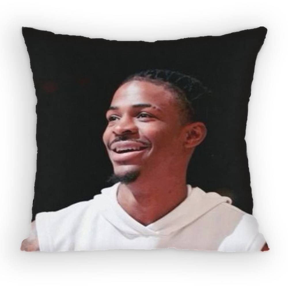 Basketball JJa MMorant  Pillow Case Sofa Living Room Bedroom Headboard Backrest Cushion Square Cushion Nap Time