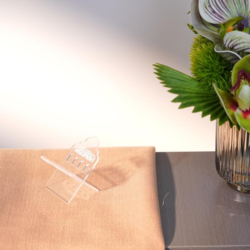 Elegant Acrylic Rack Set for Fruit Biscuit Display as Eid Decoration Eid Islamic Gift for Celebration