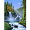 DIY Waterfall 5D Diamond Painting Full Round Drill Landscape Diamond Embroidery Mosaic Cross Stitch Wall Art Home Decor Gift
