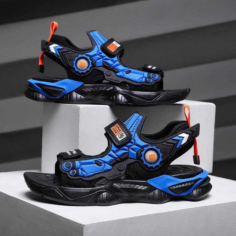 2025 Summer Boys' Non-slip Soft Sole Sandals, Children's Beach and Sports Slippers