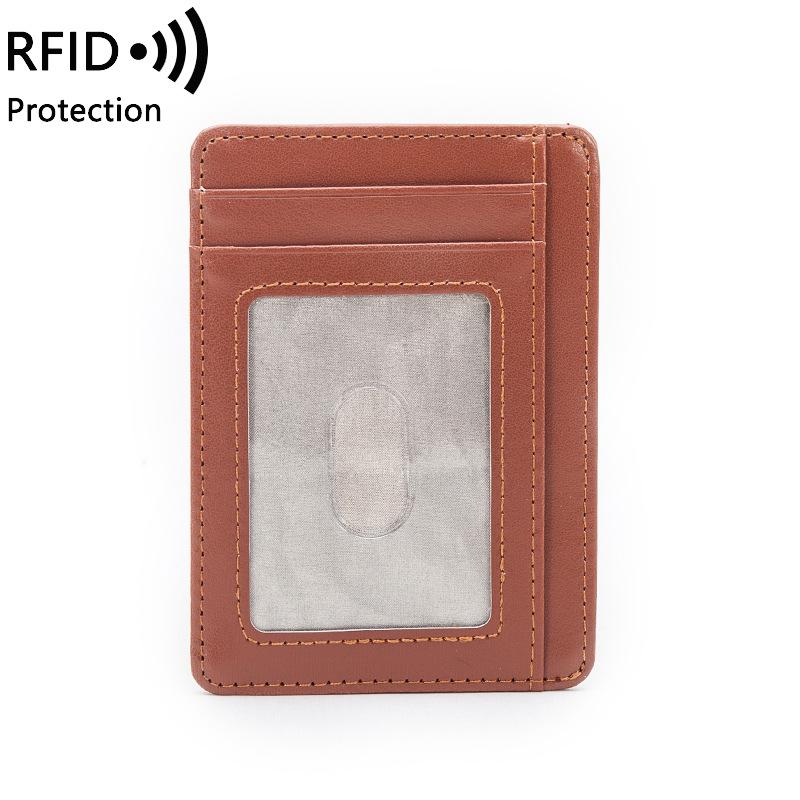 Anti-magnetic and anti-wear card sleeve, ID card clip, bank card protective sleeve, certificate, bus card bag, multi-card position.