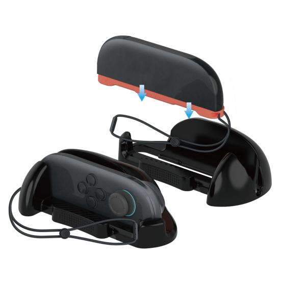 2Pcs Gaming Controller Mouse for Nintendo Switch 2 Joy-Con Mini Portable Ergonomic Hand Grip Mouse Left Right Gamepad Holder Gaming Accessories