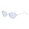 Korean Metallic Cat Eye Sunglasses - Old Money Style for Women