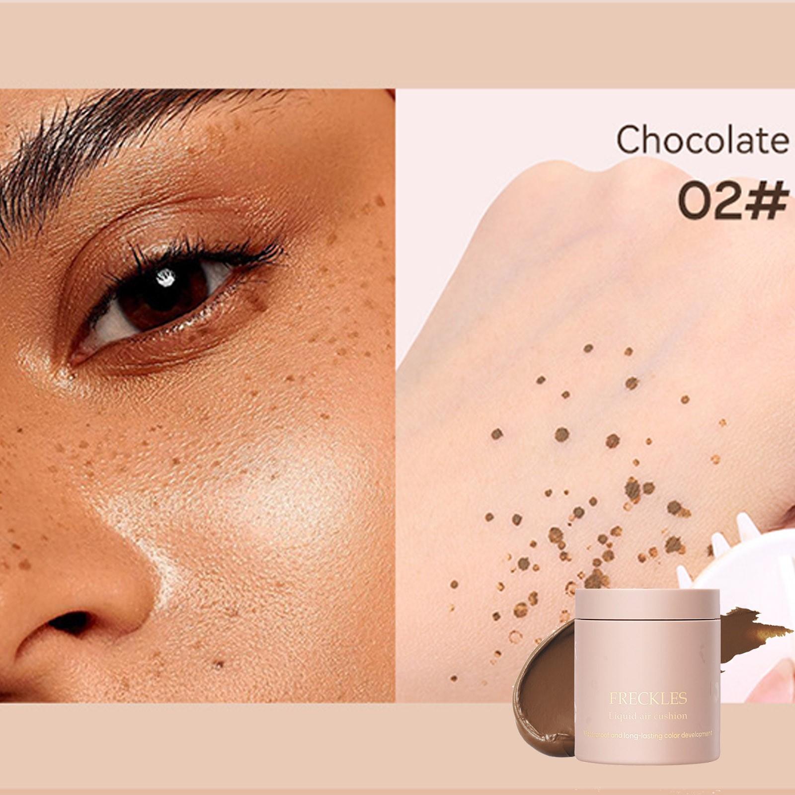 

Поддельные веснушки кушон долговечный водостойкий быстросохнущий реалистичный веснушки косметика 9 мл One Size коричневый