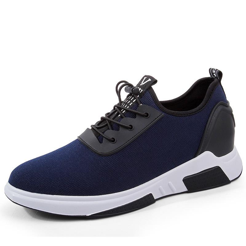 Sneaker Herren Schuhe mit Absatz Schuhe zur Höhenvergrößerung Einlegesohlen 6 cm Mann Alltag Sport Groß Freizeit Schuhe