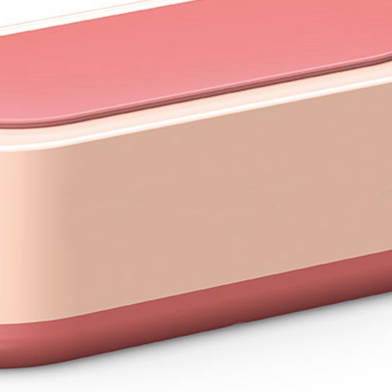 Glasses Cleaning Machine Small Household Braces Jewelry Watch Denture Portable Cleaner Pink