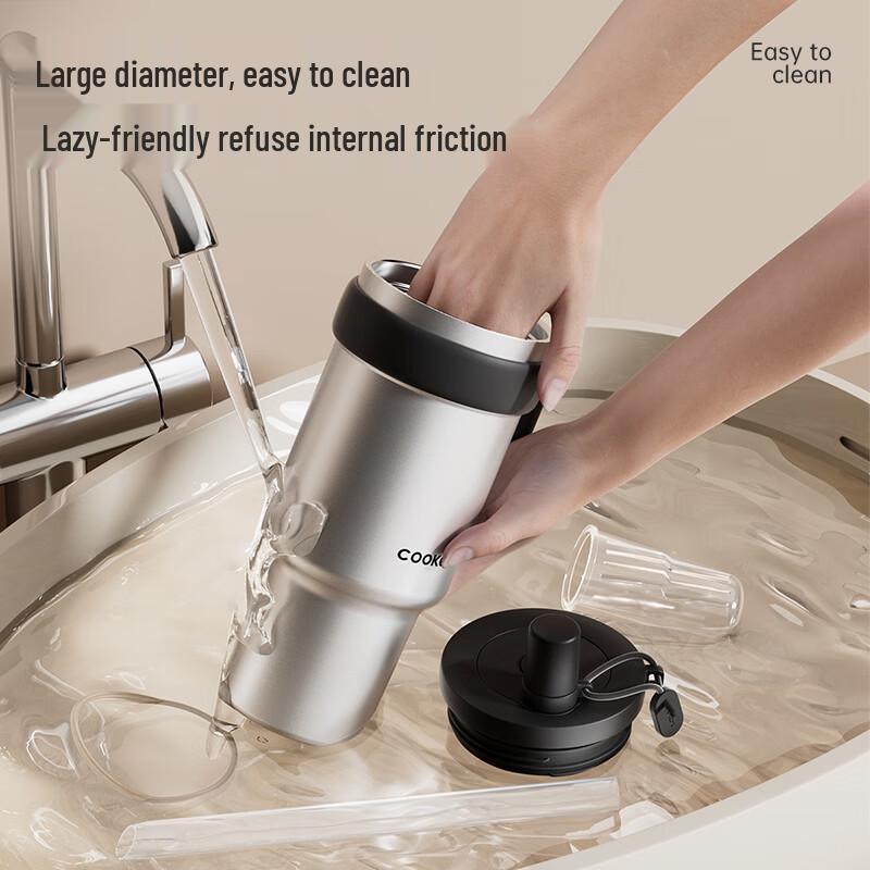 COOKER KING 316 Stainless Steel Insulated Straw Water Bottle