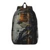 Style Naruto Anime Comic Knapsack  Mochilas Adjustable Strap High School Zip Closure Rucksack Featuring Durable Construction
