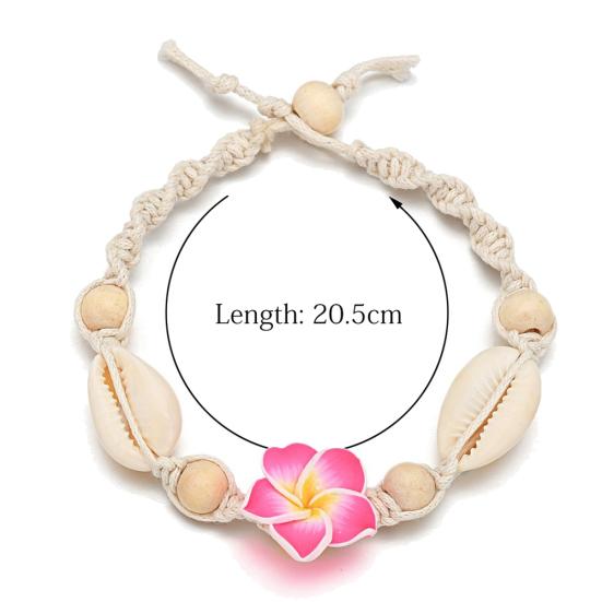 Bohemian Flower Sea Shell Beads Anklet Foot Chain Women Barefoot Ankle Bracelet