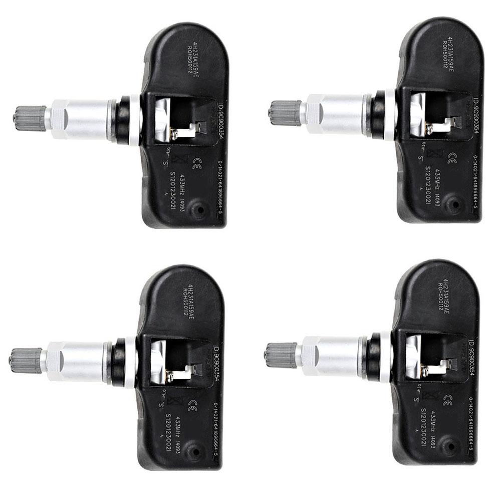 4Pcs 433MHz TPMS SENSOR For LAND ROVER LR2 LR3 LR4 Range Evoque Discovery