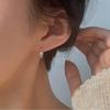 Small, Simple And Versatile Temperament, Sugar Cube Ear Buckles, Women'S Exquisite High-End Stud Earrings, Niche Design Earrings