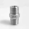 Filet exterior G1/4" BSP la filet exterior M10 M12-20 1/8" 1/4" 3/8"-1" BSP NPT Hexagonal Reducție Niplu Oțel Inoxidabil 304 Fiting pentru Țevi Adaptor conectare