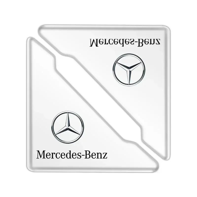 2pcs Car Door Corner Protection Decals Stickers for Mercedes Benz AMG W212 W190 C300 W220 W176 W168 W108 Car accessories EUVWX1
