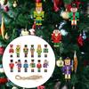 Nutcracker Christmas Tree Ornament: Festive Hanging Decoration for a Party Atmosphere