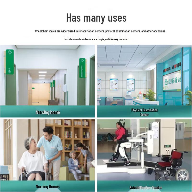 Medical Wheelchair Scale with Thermal Printer