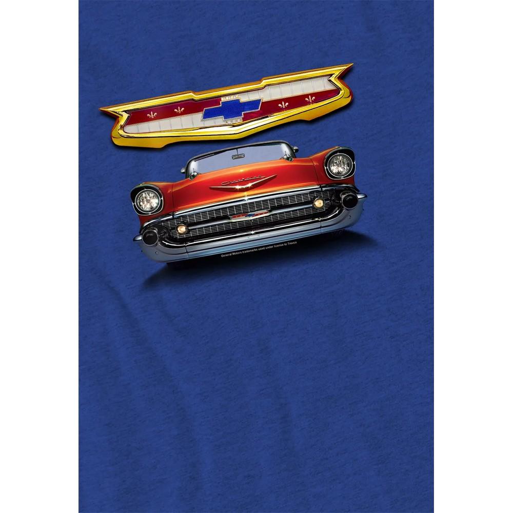 Chevrolet Unisex Adult 1957 Bel Air Grille Heather T-Shirt