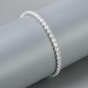 Women's Zircon Bling Hip Hop Bracelet - Electroplated Round Tennis Bangle