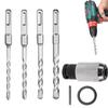 Drill Bit Adapter Heavy Duty Quick Release Portable Electric Wrench Drill Bit Conversion Adapter for Electricians Plumbers Home