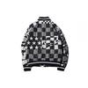 Nike Graffiti Print Plaid Sports Jacket Men Outerwear Sail-White AR1633-133
