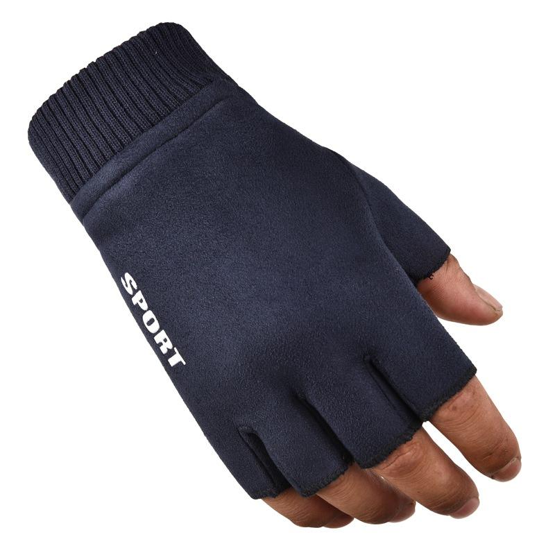 Căprioară cu nervuri, bărbați și femei, cupluri, căldură de iarnă, ecran tactil, ciclism în aer liber, scurgeri, două degete și jumătate de degete, mănuși îngroșate de pluș