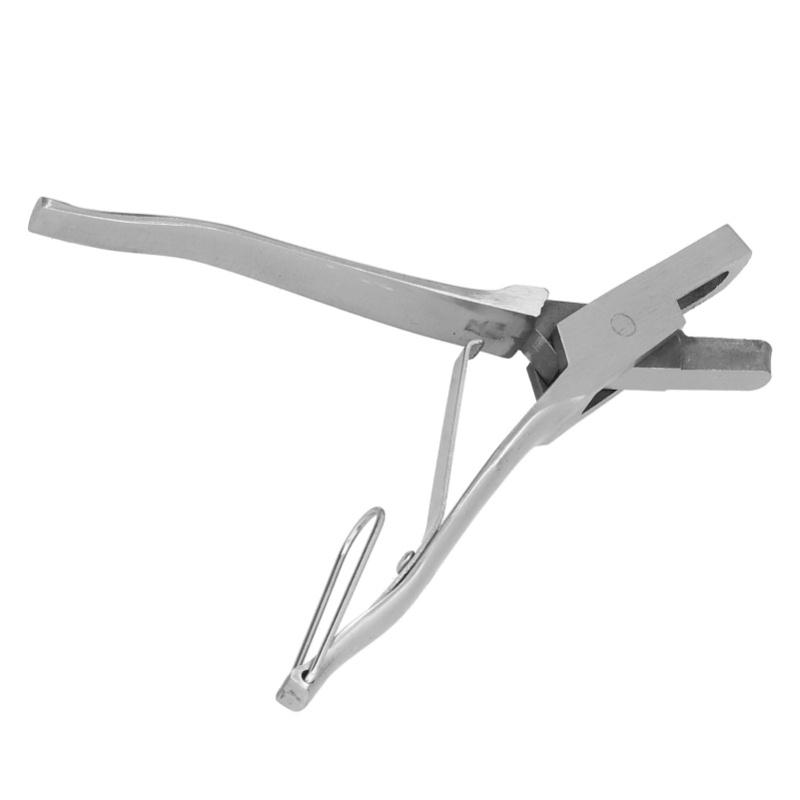 Pig Ear Tag Pliers U Shape Stainless Steel Animal Ear Notcher For Farm Livestock Equipment