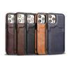 Plain Ins Style Card Slot Shockproof Customizable Business Mobile Phone Case with PU Material Phone Grip Compatible for 17/15/14