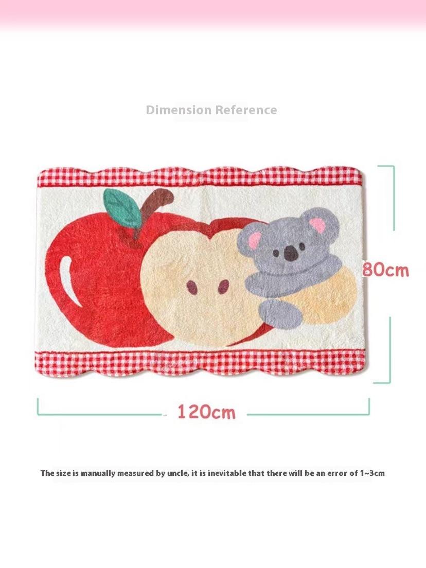 

Cartoon Style Imitation Cashmere Carpet Girl s Room Decoration Bedroom Bed Blanket Home Area Soft Non Slip Mat 40x60cm 16x24inch