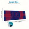 New York Giants Print  Cushion Non-slip Laptop Tablet Big Mousepad XXL Mat Mini PC Playmat With Lock edge