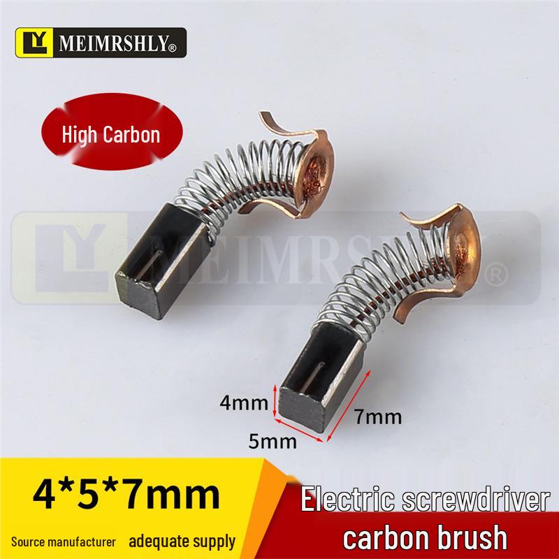 Compatible Carbon Brush for Kilew AC/DC Electric Screwdrivers P1L-BSD3000/3300/6600/TKS1500