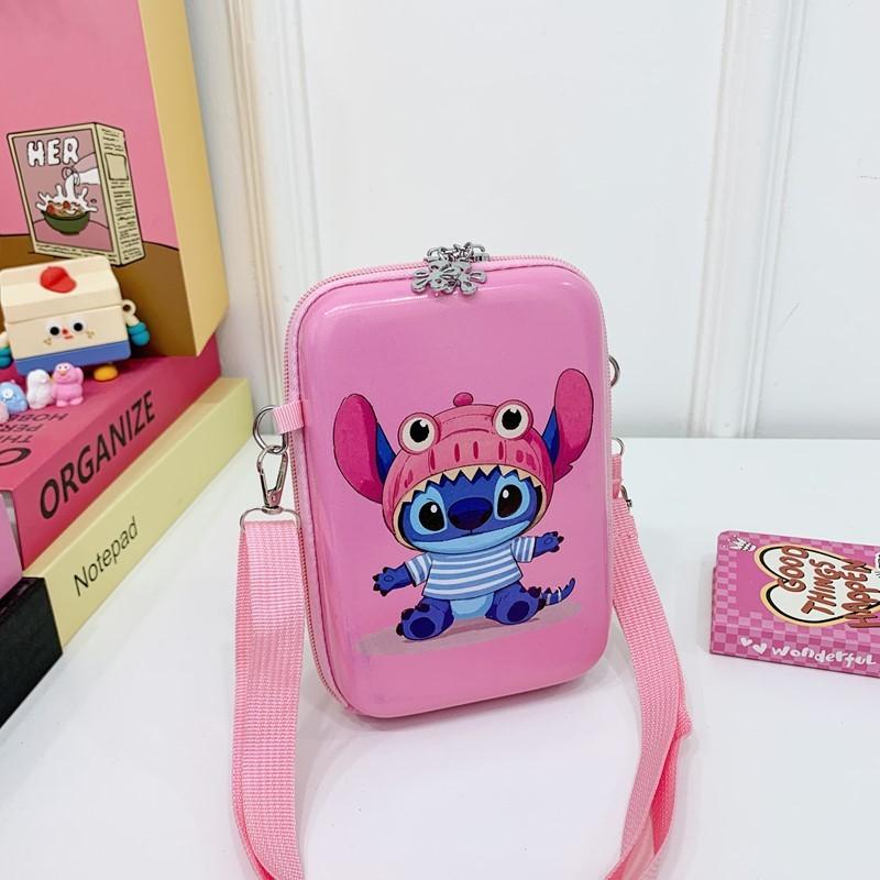 Eva Material Cute Stitch Hello Kitty Print Design Kids Student Crossbody Bag With Breathable Waterproof Design For School And Daily Use