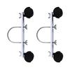 2pcs Electric Oil Heater Bracket Electric Heater Pulley 360 Degree Rotating Oil Heater Frame Caster Accessories for Home