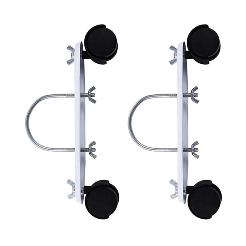 2pcs Electric Oil Heater Bracket Electric Heater Pulley 360 Degree Rotating Oil Heater Frame Caster Accessories for Home
