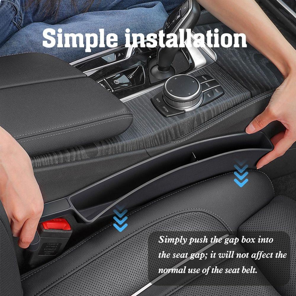 A Pair Stylish Car Seat Gap Storage Universal Fit Interior Accessories  Sedan