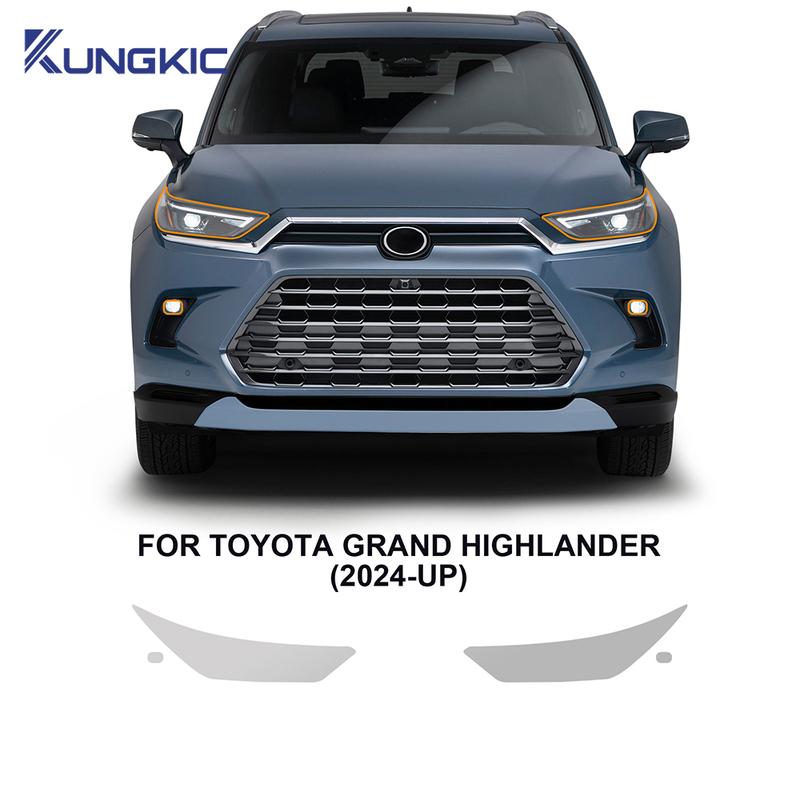 For Toyota Grand Highlander 2024 2025 Anti-Scratch Headlight Protective Film TPU Door Handle Bowl Rearview B Pillars Protection