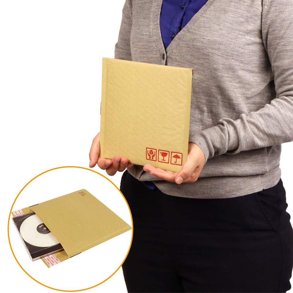 Karton-Einpolsterumschlag CD-Format (100 Stück)