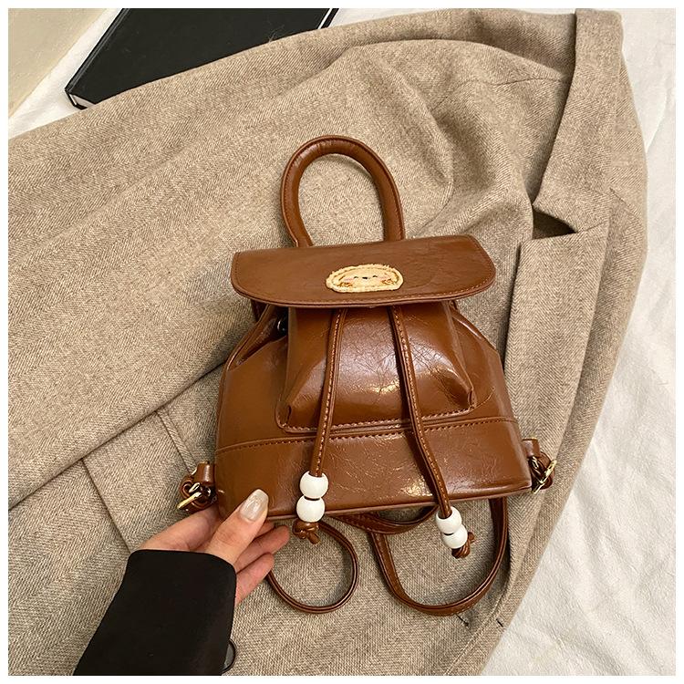 

Корейский инс ретро дорожный рюкзак женский 2025 новый ретро модный рюкзак нишевый высококлассный школьный рюкзак тренд