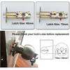 Door Handle, Round Knob Lock Door Lock, Key Lock, Latch Size 60 / 70mm