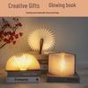 Creative USB Rechargeable Folding Book Night Light - Cultural Gift & Bedside Lamp