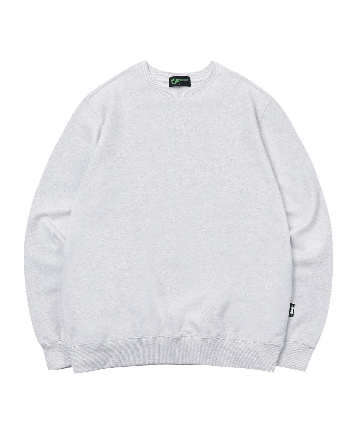 Escape From Essential Oversized Sweatshirt White Melange L