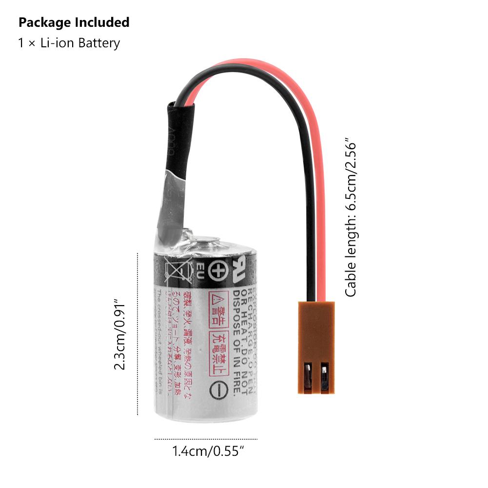 Buy Premium 3.6V Lithium Servo Industrial Battery 1000mAh Backup