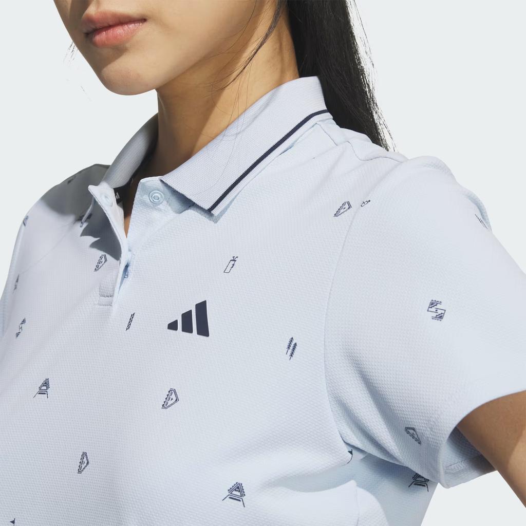Adidas Performance Climacool Moisture-Wicking Polo Golf Shirt Women tops KB4749